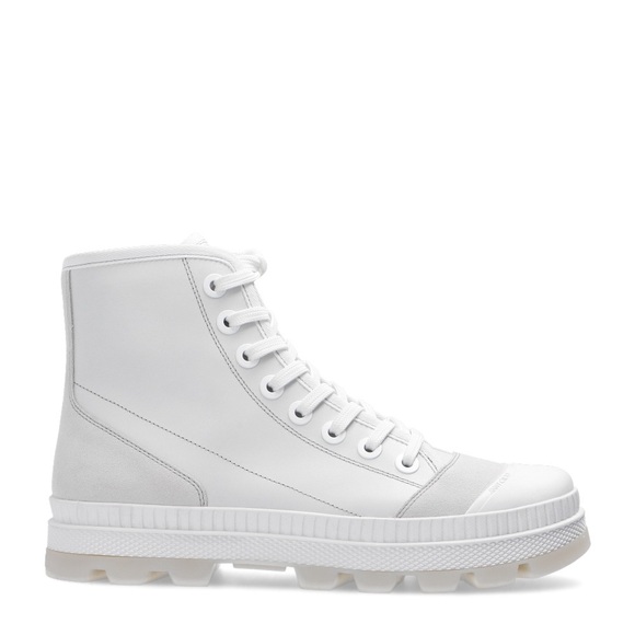 EUC JIMMY CHOO Men’s Nord Sneaker Boot US 11 EU 44 White - Picture 10 of 10